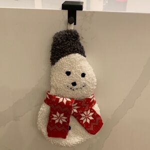 Pottery Barn Archie the Snowman stocking, NWOT